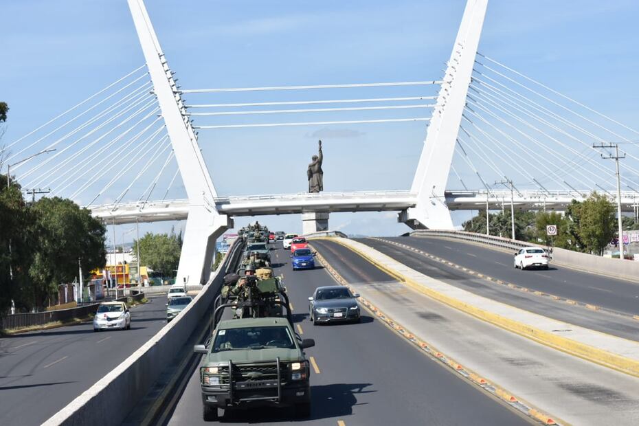 Como parte de la Estrategia Nacional de Seguridad Pública, arribaron 300 integrantes del Ejército Mexicano al estado de Hidalgo con el objetivo de apoyar en las acciones de seguridad.
Foto: Especial