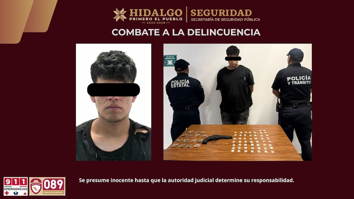 Detienen a presunto generador de violencia en Tula de Allende | Fotos: SSPH