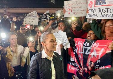 “Claudia escucha, ayuda a nuestra lucha”: universitarios