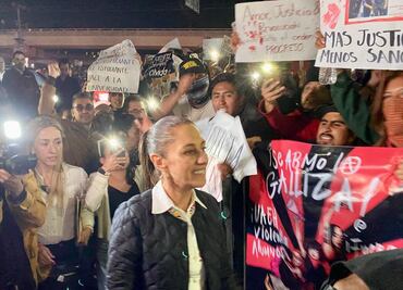 “Claudia escucha, ayuda a nuestra lucha”: universitarios