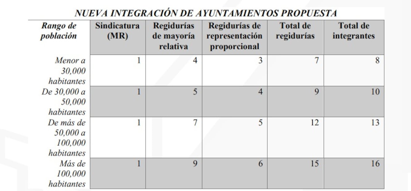 Plantean reducir regidurías y eliminar sindicatura de primera minoría en Hidalgo | Captura de pantalla