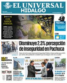 Portada El Universal Hidalgo 24/01/25