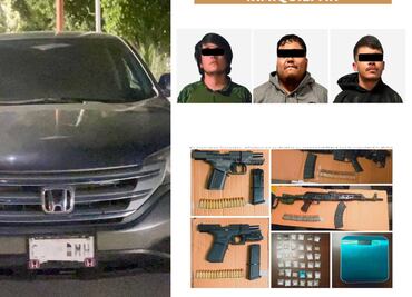 Atrapan a tres hombres que portaban armas de fuego en Ixmiquilpan