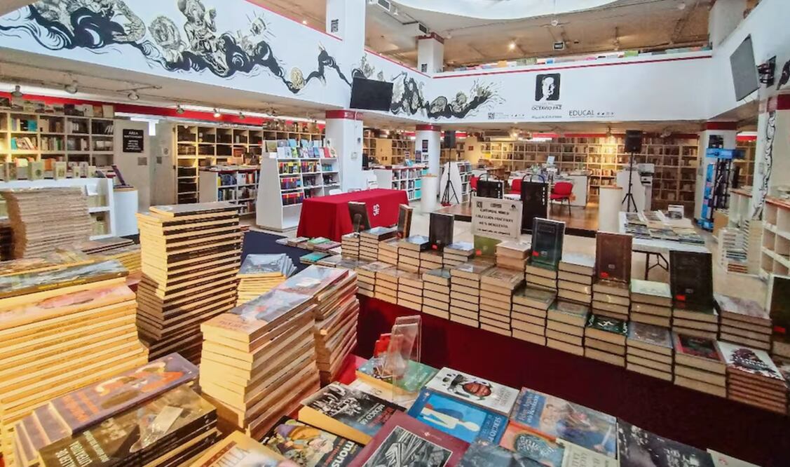 Librería Octavio Paz del Fondo de Cultura Económica. Foto: EL UNIVERSAL / Gabriel Pano