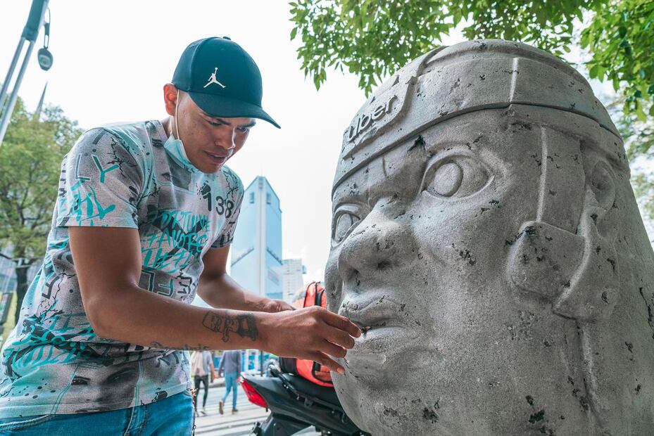 Neotameme: Escultura y acción performática, Ciudad de México, 2021