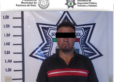 Detienen una persona por presunto allanamiento en Pachuca