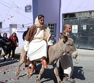 Con mayor preparación física y espiritual Salvador interpretará a Jesús en viacrucis de El Arbolito