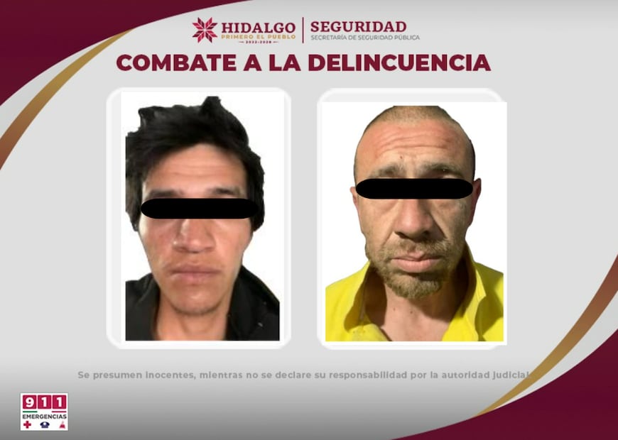 Detienen a célula delictiva y aseguran drogas y un arma artesanal en Mineral de la Reforma | Fotos: SSPH