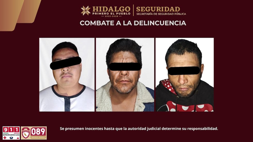 Detienen a tres generadores de violencia en Villa de Tezontepec