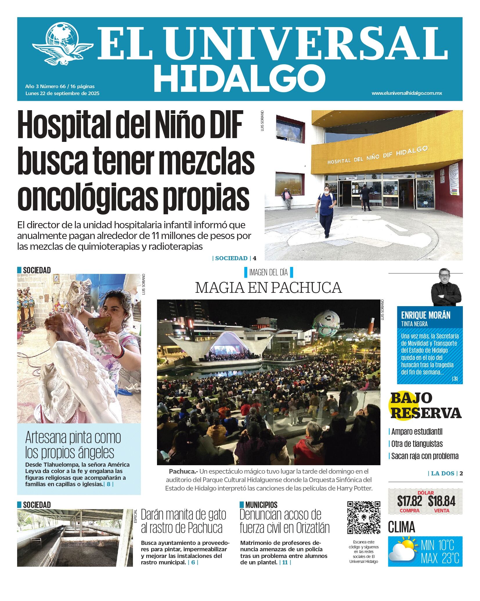 El Universal Hidalgo 22/09/25