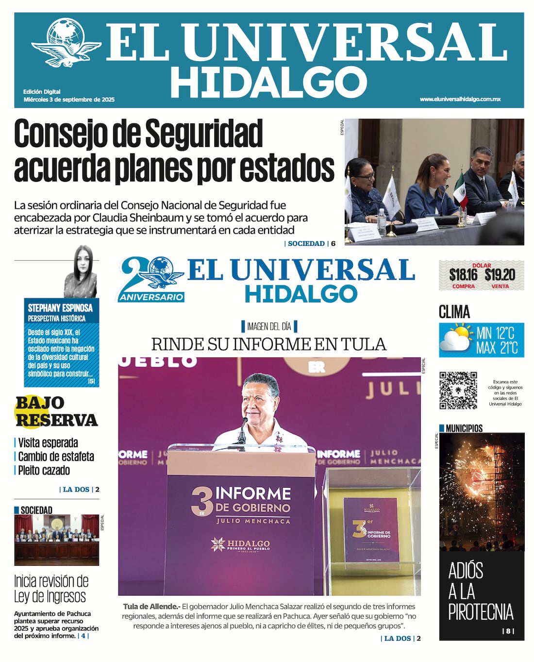 El Universal Hidalgo 030925