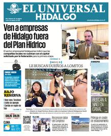 Portada El Universal Hidalgo 04/08/25