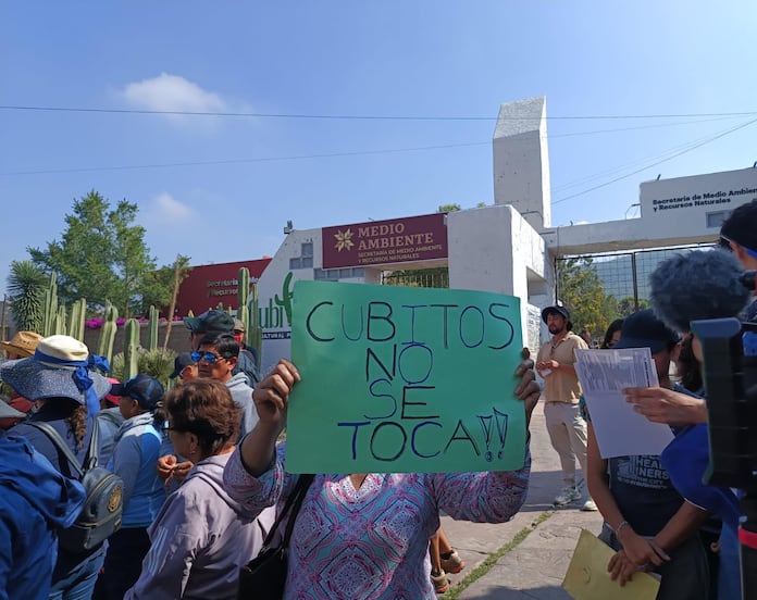 Galería: ¡Cubitos no se vende, se defiende! Marchan en Pachuca para salvar el cerro de la urbanización