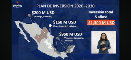 Plan México: empresa global Pilgrim’s invertirá en el país mil 300 millones de dólares