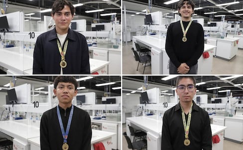 Hidalgo brilla en Química: estudiantes regresan con cuatro medallas nacionales