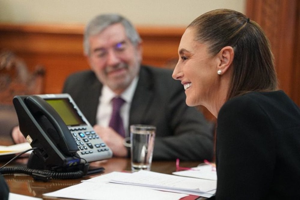 Sheinbaum sostuvo una llamada telefónica con Donald Trump I Foto: Tomada de la cuenta de X de @Claudiashein