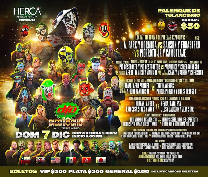 Una estelar de alto voltaje | Facebook: DTU Lucha Profesional Mexicana