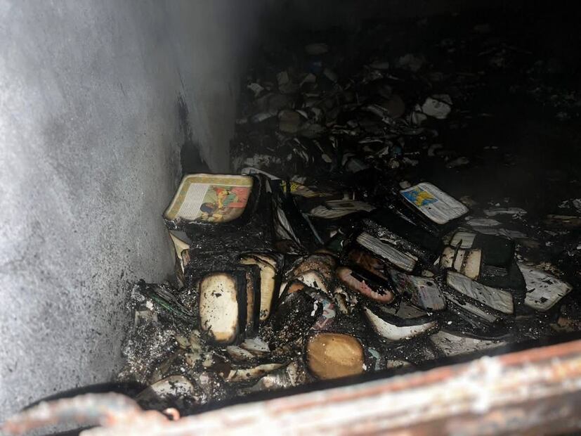 Fuerte incendio en Tulancingo deja a un adulto mayor gravemente lesionado | Foto: Especial