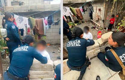 Rescata Policía Violeta a dos menores víctimas de violencia en Pachuca