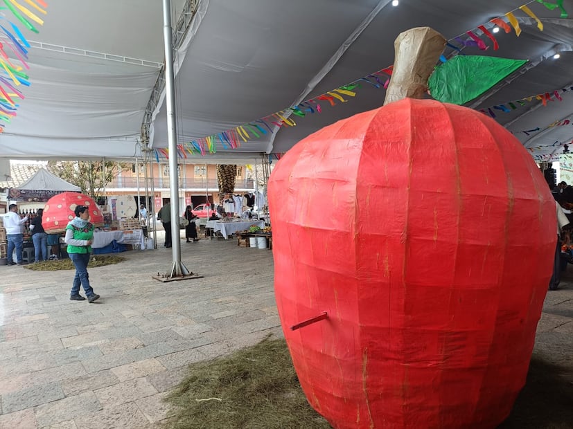 Así se vivió la Feria de la Manzana y el Hongo en Acaxochitlán I Foto: Grisel Lira