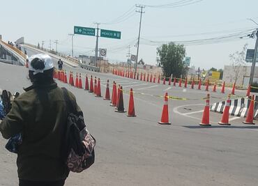 Cierran puente vehicular en Tizayuca por rehabilitación