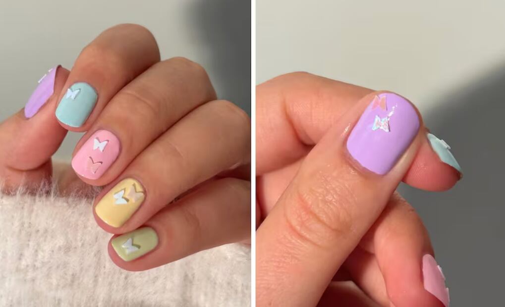 Los tonos pastel son bienvenidos en esta temporada, ¡siempre! Foto: Especial. Instagram @myrznails
