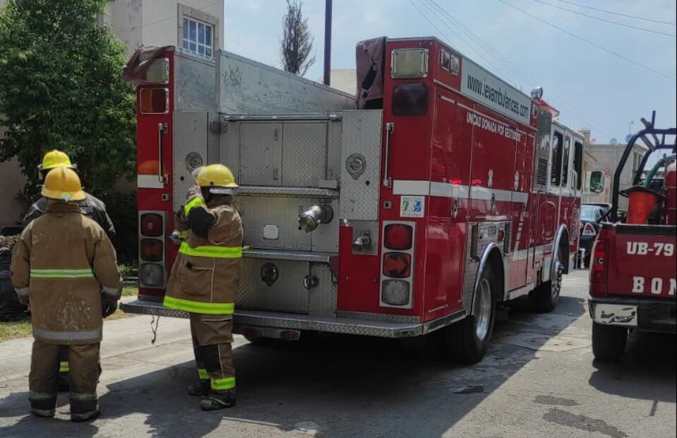 Incendio por corto circuito en Rancho Don Antonio, Tizayuca | Foto: Especial
