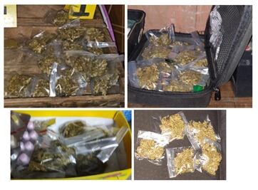 Aseguran más de 700 dosis de presunta droga en San Bartolo Tutotepec