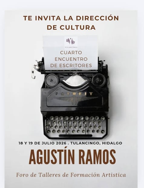 Tulancingo reunirá a escritores y periodistas en un encuentro dedicado a la literatura | Cortesía: ayuntamiento de Tulancingo