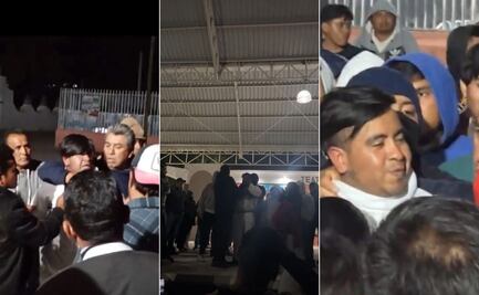 Video: En Santa María Amajac, vecinos retienen a presunto ladrón y amenazan con lincharlo 