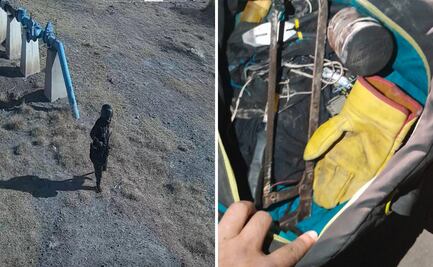 Detienen a sujeto en flagrancia durante intento de robo en pozo hídrico de Mineral de la Reforma