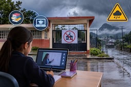 Suspenden clases presenciales en 169 escuelas de Hidalgo por lluvias