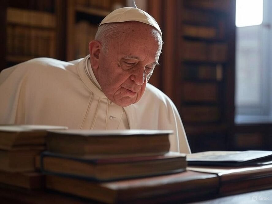 Estos siete libros ayudan a entender las ideas y reflexiones del único Papa que entré en funciones con su antecesor aun en vida |Grok IA
