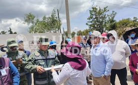 Vecinos frenan obras del tren AIFA-Pachuca en Mineral de la Reforma, esta noche