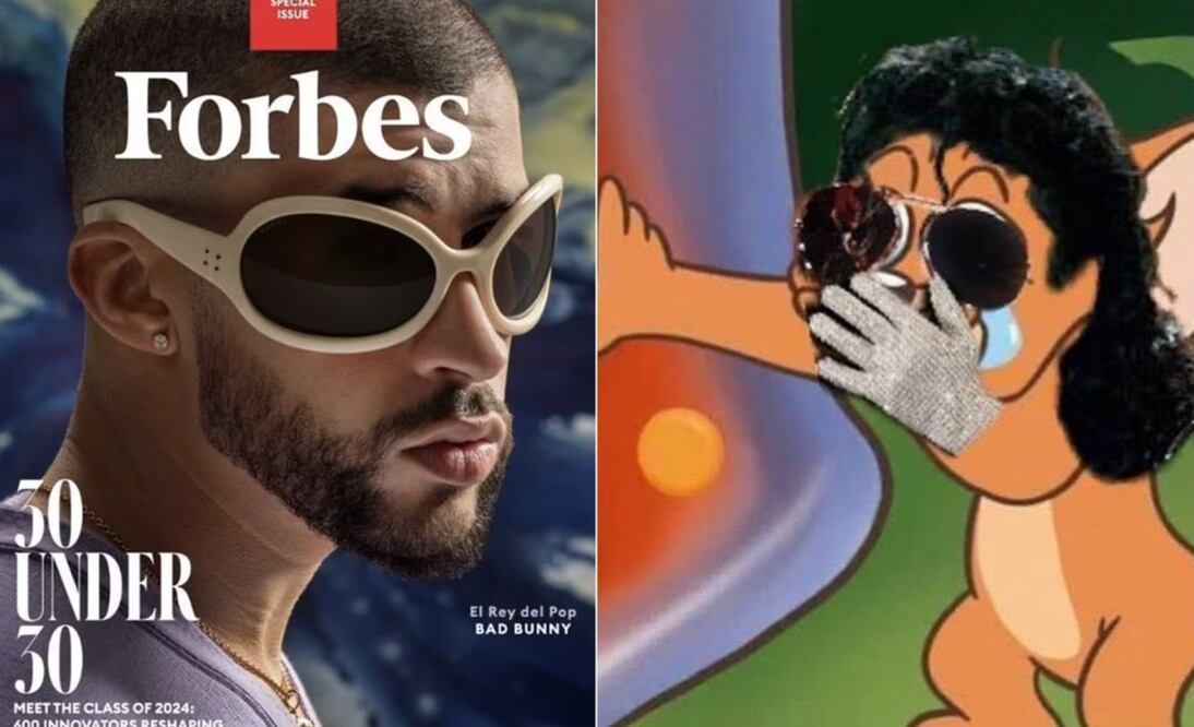 Forbes nombra a Bad Bunny "Rey del Pop" y fans reaccionan con memes
Foto:especial