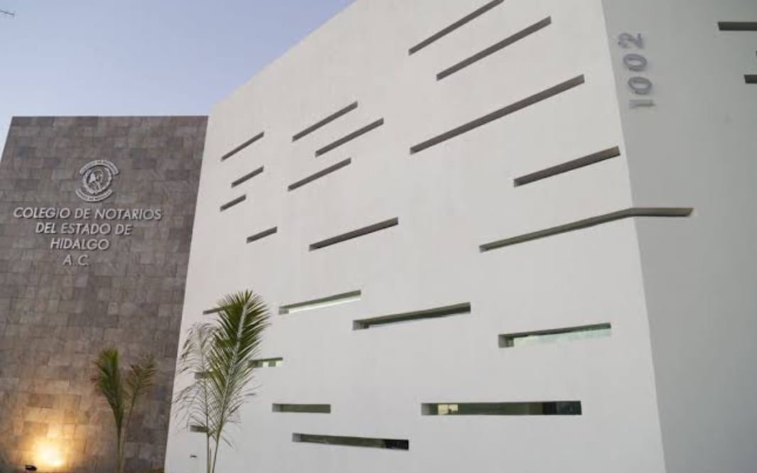 Colegio de notarios del estado de Hdialgo Foto: Especial