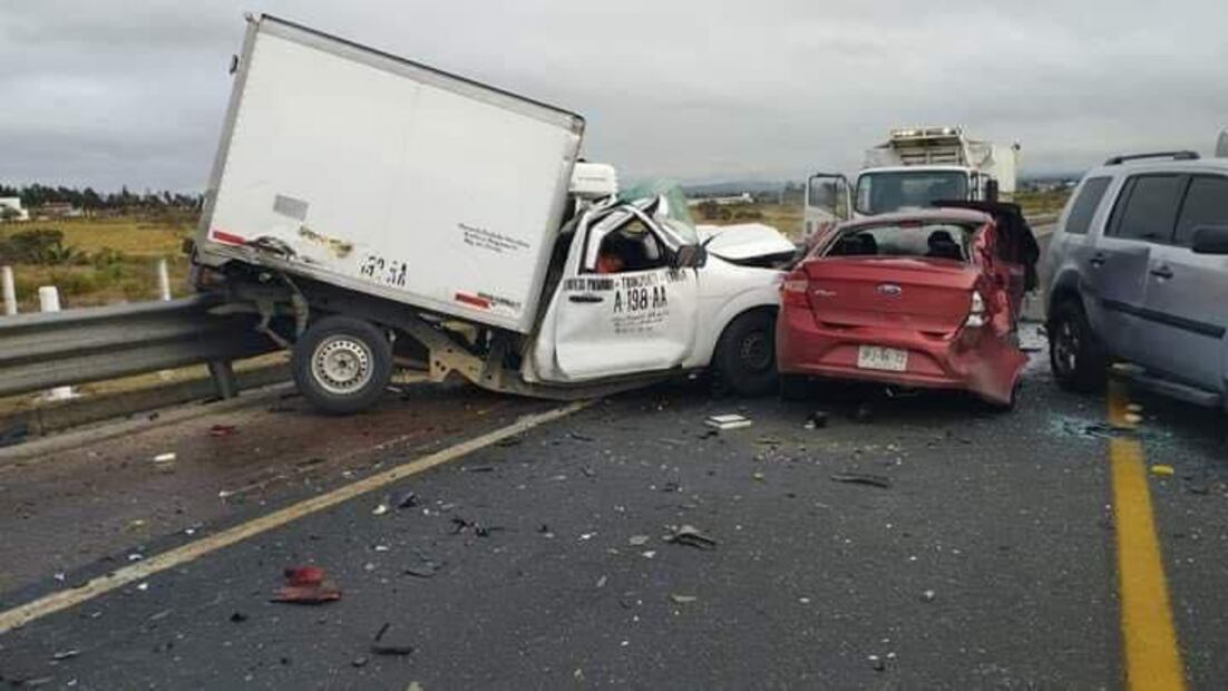 Accidente en la México- Tuxpan deja cuatro personas sin vida | Foto: Especial