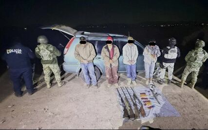 Detienen a cuatro personas armadas en Cuautepec durante patrullajes de seguridad