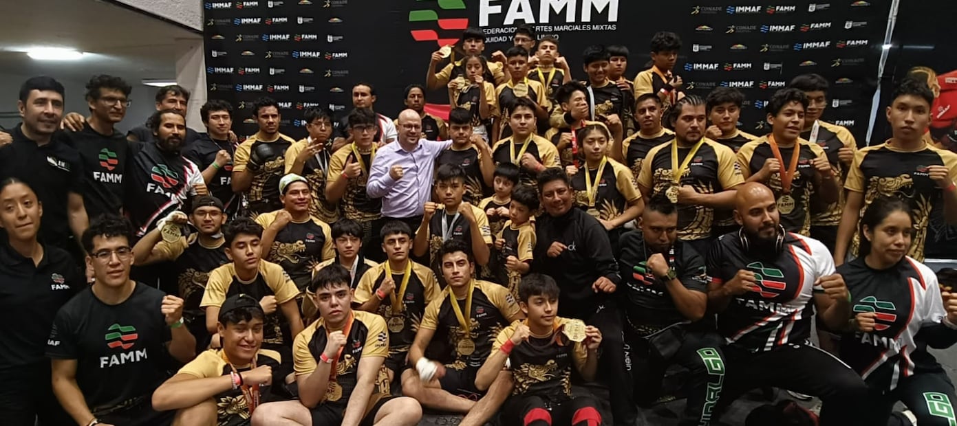 La Selección de Hidalgo de Artes Marciales Mixtas realizó una brillante actuación I Foto: Deporte Hidalgo