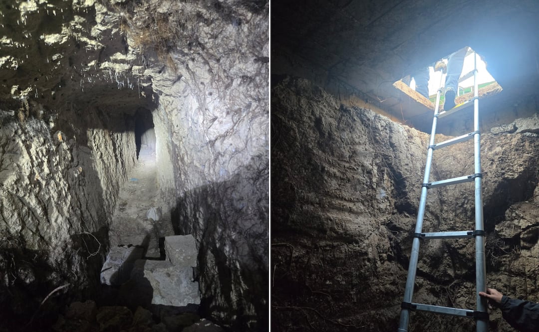 Lo que parecía una fosa séptica terminó por conducir a una excavación ilegal bajo tierra | Fotos: PGJEH