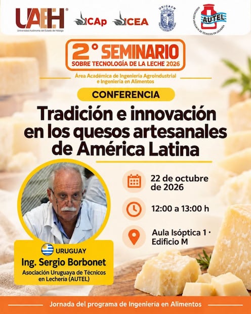 Analizarán cómo aprovechar el suero de leche para crear alimentos nutritivos en Hidalgo | Cortesía: UAEH