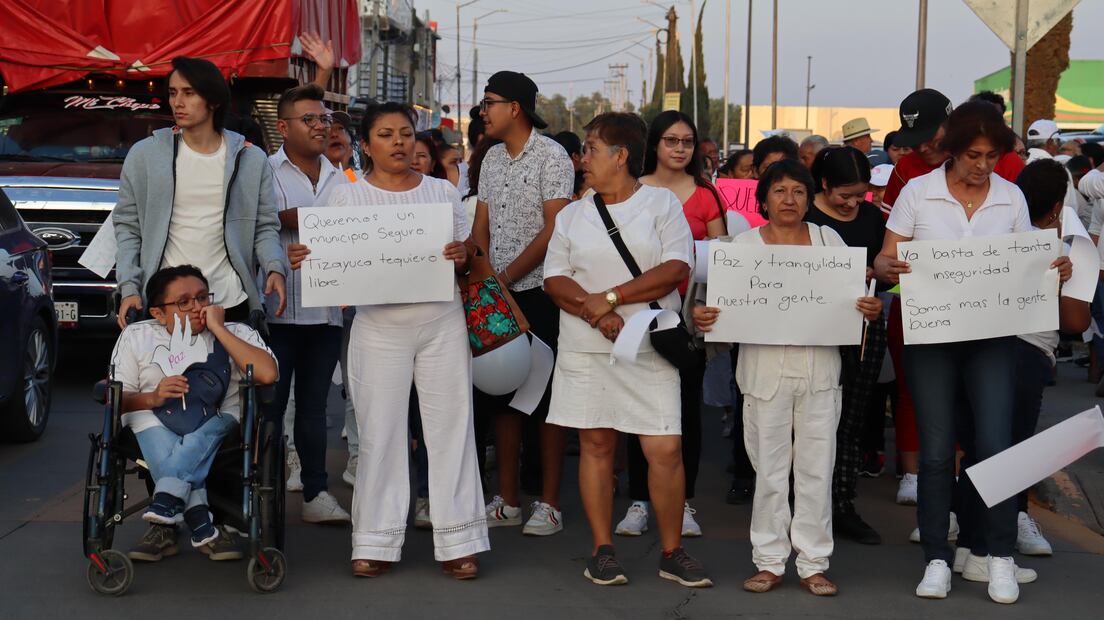 Se realiza Marcha por la Paz en el municipio de Tizayuca | Foto: Javier Quezada