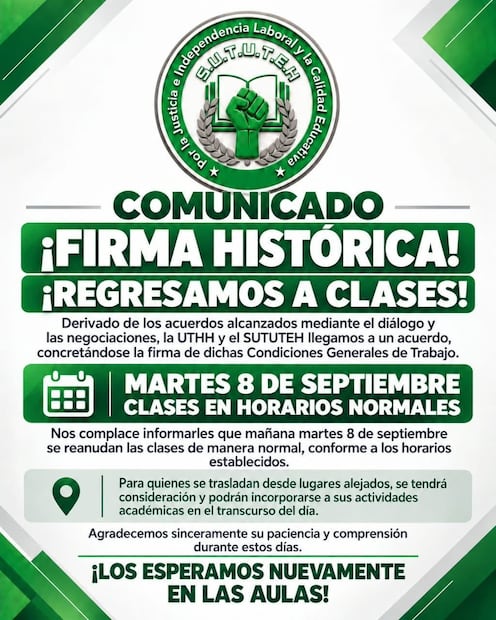 Comunicado I Foto: Especial