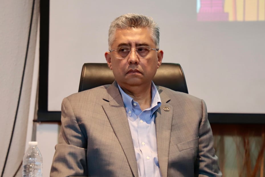 Guillermo Vera Rodríguez, titular de la Cámara Nacional de la Industria del Vestido (Canaive) en Hidalgo I Foto: Luis Soriano