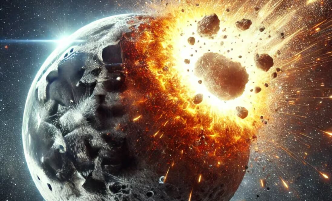 En las últimas horas, la NASA confirmó que el asteroide 2024 YR4 no representa una amenaza significativa para la Tierra en el futuro cercano. Foto: Imagen creada por IA (Chat GPT)