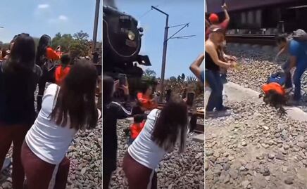 VIDEO. Mujer muere por intentar tomarse una selfie junto a locomotora de vapor en Hidalgo
