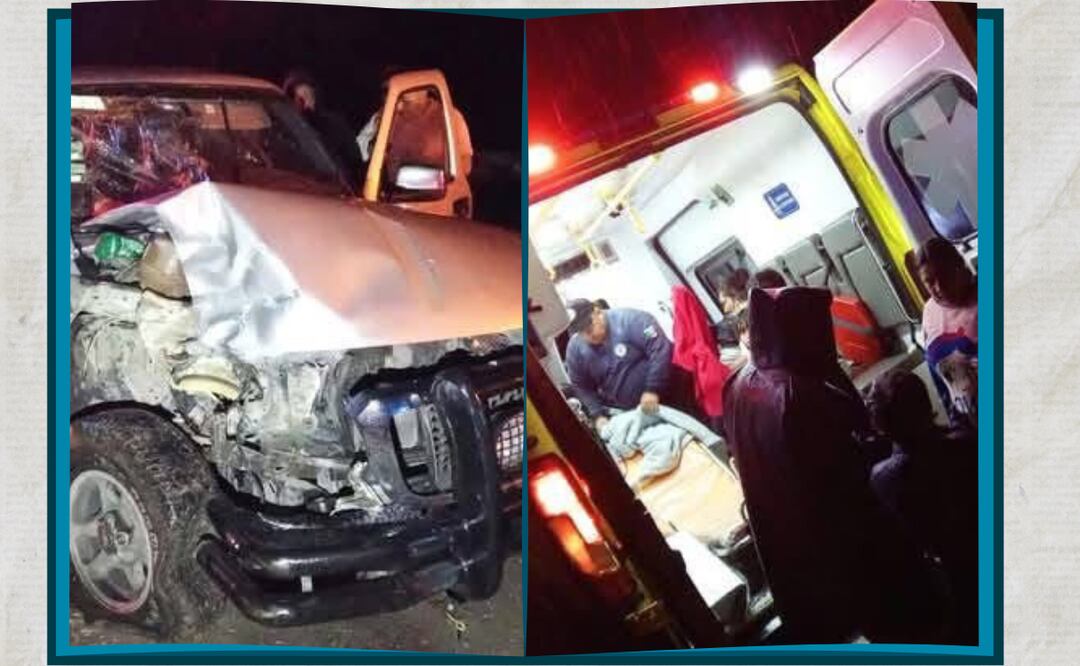 Accidente Corredor de la montaña deja 10 personas lesionadas I Foto: Especial