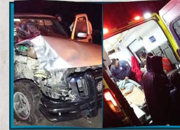 Diez lesionados en choque en el Corredor de la Montaña