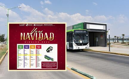 Semot ajusta operación del Tuzobús por celebraciones navideñas en Pachuca