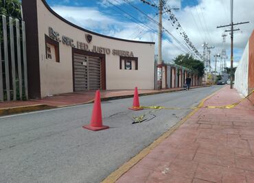 Socavón, derrumbes y deslaves, consecuencias de las lluvias en Ixmiquilpan.